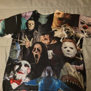 Horror movie graphic tee size xl